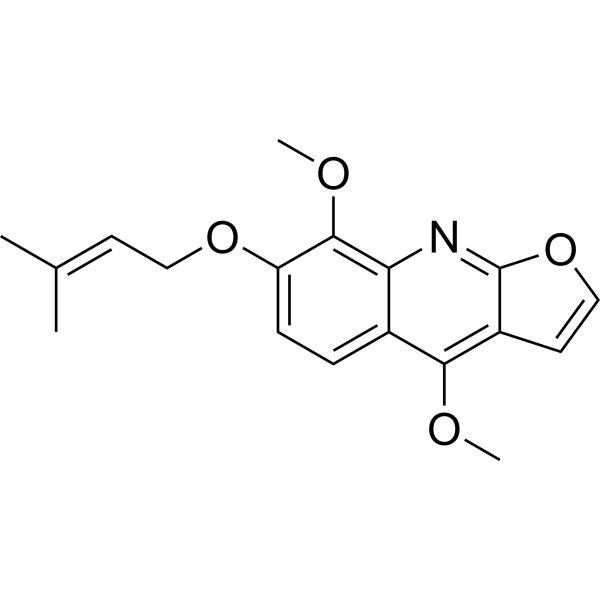 7-O-Isopentenyl-γ-fagarine 23417-92-7